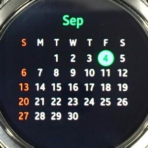 Снимок экрана Samsung Gear S2
