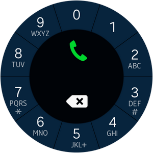 Снимок экрана Samsung Gear S2
