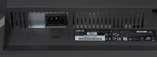 ЖК-монитор Asus MG279Q, разъемы