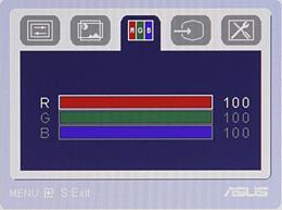 ЖК-монитор ASUS MS238H, OSD