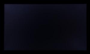 ЖК-монитор BenQ BL2400PT, распределение яркости черного поля по площади экрана