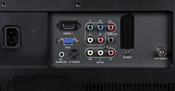 ЖК-монитор BenQ E24-5500, разъемы