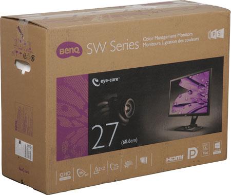 ЖК-монитор BenQ SW2700PT, коробка ЖК-монитор BenQ SW2700PT, коробка