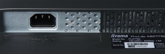 ЖК-монитор iiyama XB2779QS-S1, разъемы