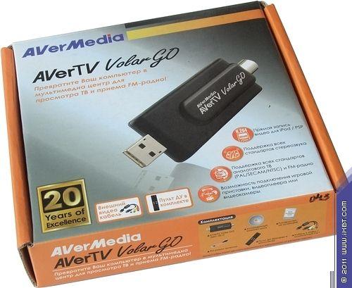 TV- и FM-тюнер AVerTV Volar Go (A833):, фото 1