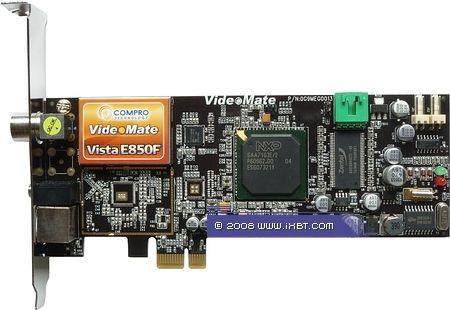 Гибридный PCI Express TV- и FM-тюнер Compro VideoMate Vista E850F, фото 5