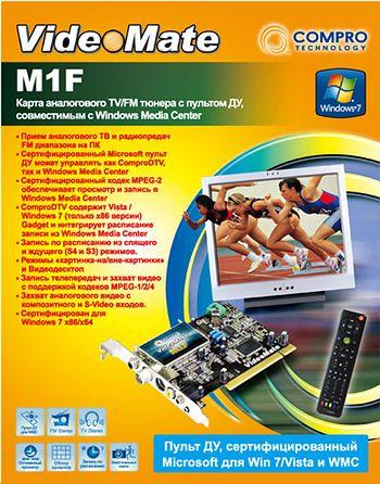 TV- и FM-тюнер Compro VideoMate Vista M1F:, фото 1