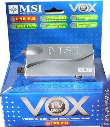 MSI VOX USB2.0 TV BOX, фото 2