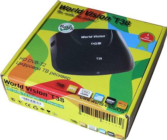 Цифровой телевизионный DVB-T2-ресивер World Vision T38:, фото 1
