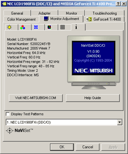 NEC MultiSync LCD1980FXi, фото 4