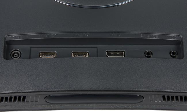 ЖК-монитор Samsung C24FG70FQI, разъемы