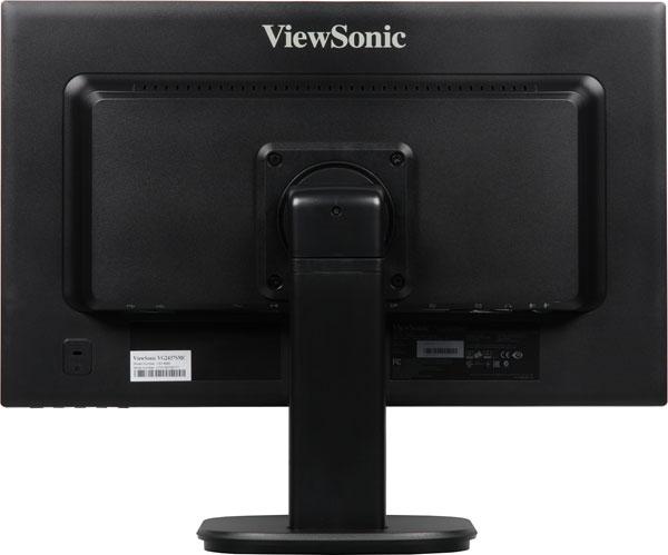ЖК-монитор ViewSonic VG2437Smc, вид сзади ЖК-монитор ViewSonic VG2437Smc, вид сзади