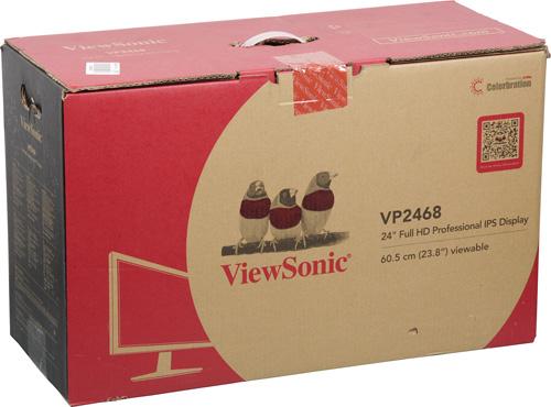 ЖК-монитор ViewSonic VP2468, коробка ЖК-монитор ViewSonic VP2468, коробка