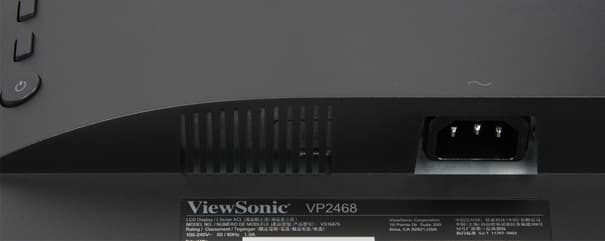 ЖК-монитор ViewSonic VP2468, разъемы ЖК-монитор ViewSonic VP2468, разъемы