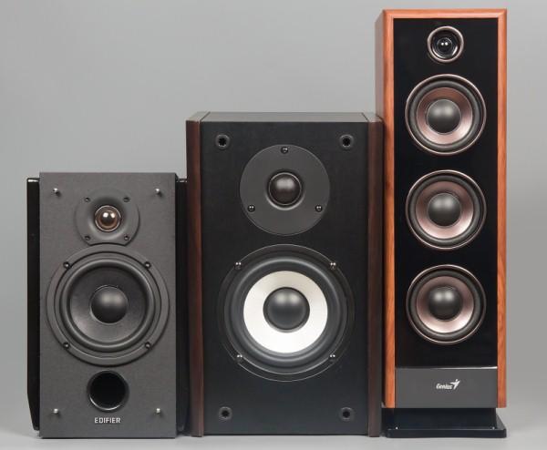 Edifier R1800TIII, Microlab Solo 1, Genius SP-HF2020