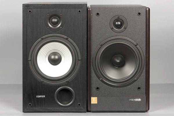 Участники обзора Microlab Solo 6C и Edifier R2600