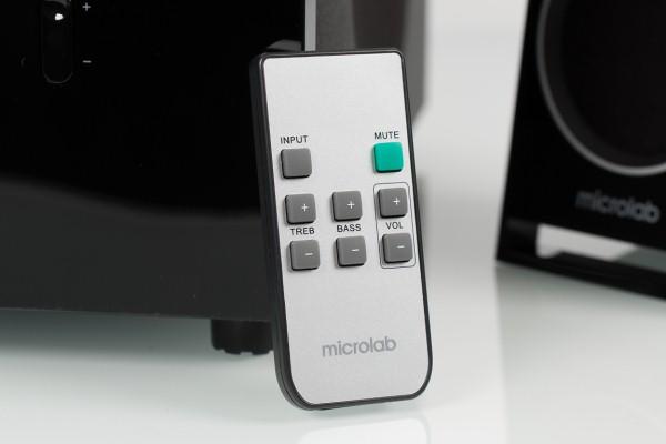 Задняя панель усилителя Microlab M-910