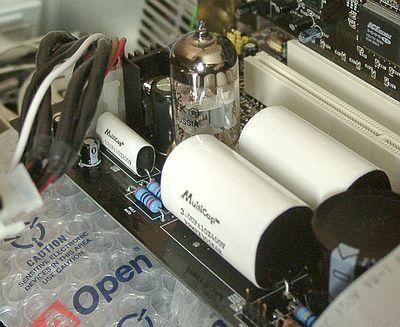 Звуковой тракт материнской платы AOpen AX4B-533 Tube, фото 7