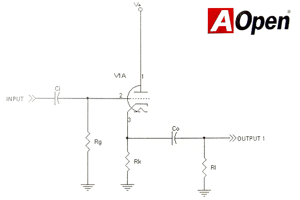 Звуковой тракт материнской платы AOpen AX4B-533 Tube, фото 6