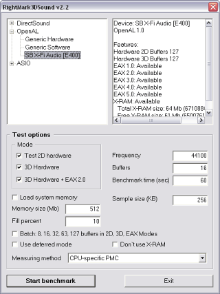 Creative SoundBlaster X-Fi: технология X-RAM, фото 5