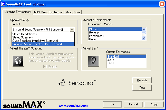 Технология SoundMAX Cadenza на примере интегрированного AC'97-звука материнской платы Intel D845PEBT2, фото 5