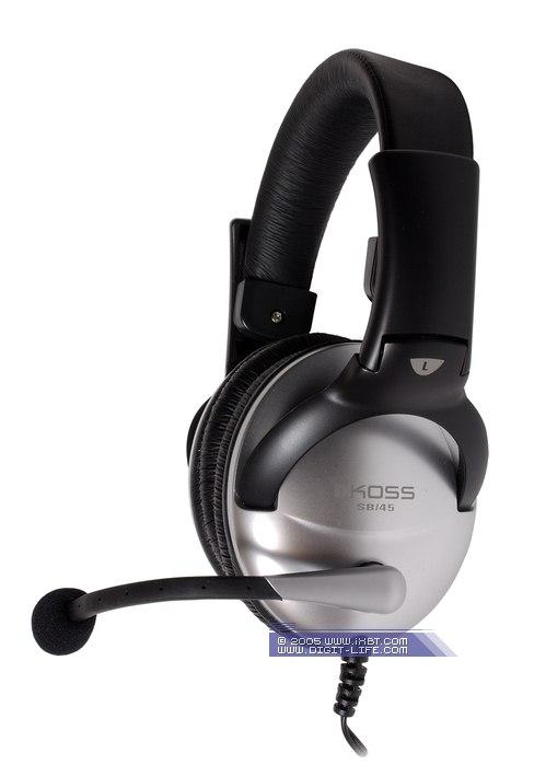 Наушники с микрофоном KOSS SB45, фото 1