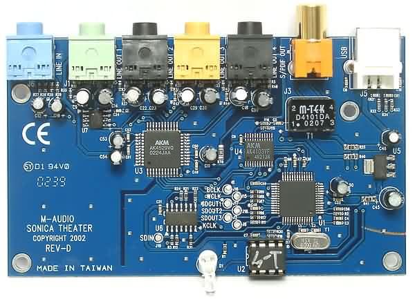 Внешнее 7.1-звуковое USB-устройство M-Audio Sonica Theater, фото 4
