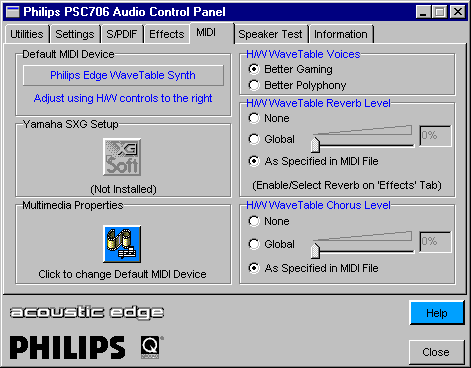Звуковая карта Acoustic Edge PSC706 компании Philips, фото 15