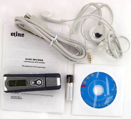 MP3/WMA-плейдрайвы Apacer Audio Steno, Digitex COMBO Player и Eline Flashpoint Smart EL-MPF302, фото 7