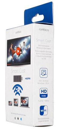 Беспроводная Miracast-приставка Rombica Smart Cast:, фото 1