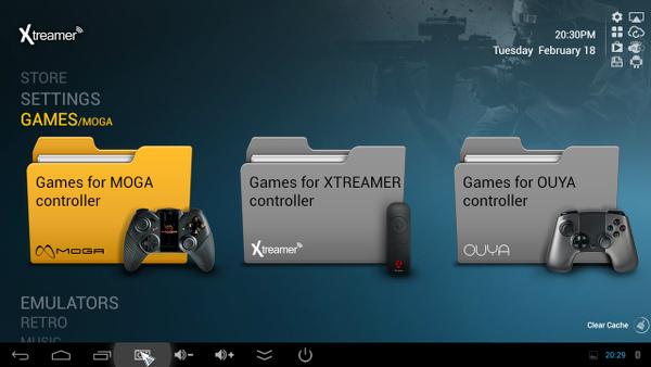 Интерфейс Xtreamer Multi-Console Интерфейс Xtreamer Multi-Console