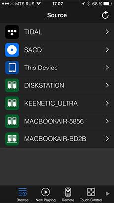 Приложение MediaControl для плеера Oppo BDP-105D