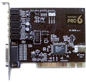 Звуковая карта Nightingale PRO 6 компании Zoltrix на базе бюджетного звукового чипа (CMI8738), фото 2