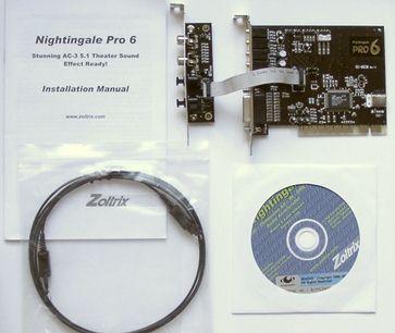 Звуковая карта Nightingale PRO 6 компании Zoltrix на базе бюджетного звукового чипа (CMI8738), фото 3
