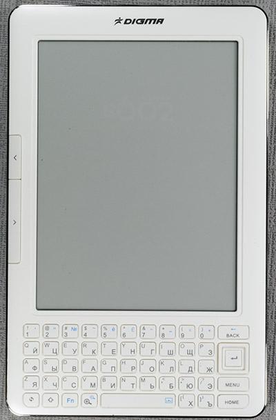 Электронная книга (читалка) Digma s602 с экраном Pearl HD, QWERTY-клавиатурой и FM-приемником