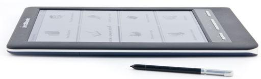Обзор Ectaco jetBook Color. Левая грань и перо Обзор Ectaco jetBook Color. Левая грань и перо