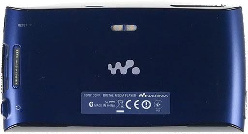 Задняя панель Обзор Обзор Sony Walkman Z. Задняя панель