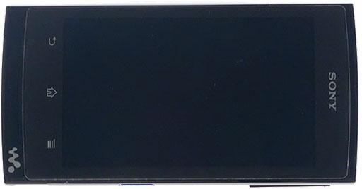 Экран и фронтальная панель Обзор Обзор Sony Walkman Z. Экран и фронтальная панель