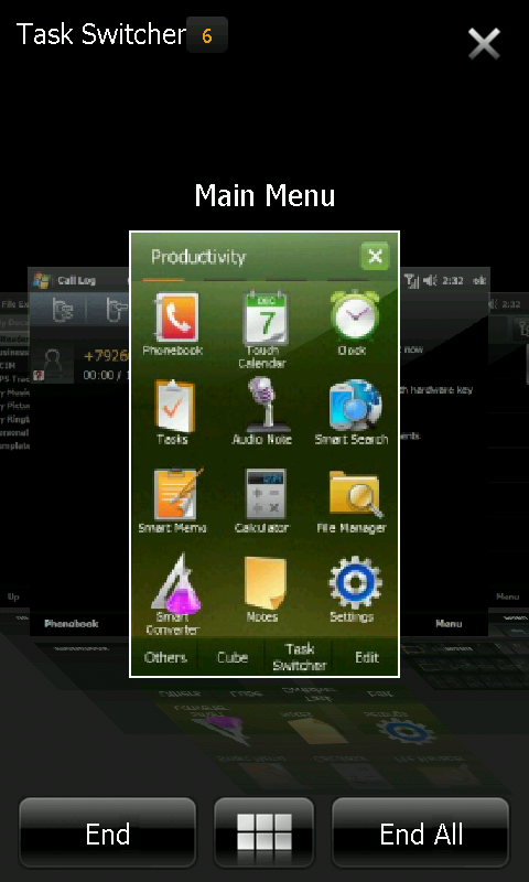 Grid view