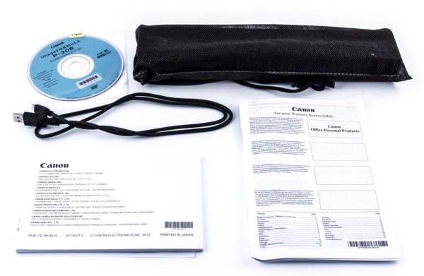 Комплектация сканера Canon ImageFormula P-205