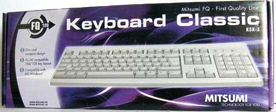 Клавиатура Mitsumi Classic и мышь Logitech M-SBF96, фото 3