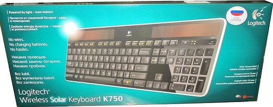 Logitech Wireless Solar Keyboard K750:, фото 1
