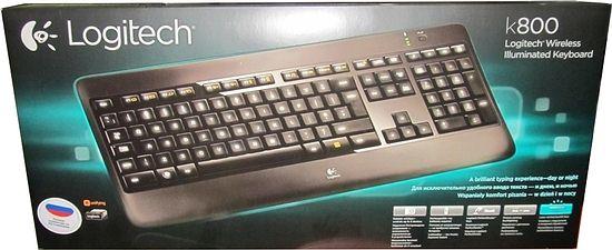 Logitech Wireless Illuminated Keyboard K800:, фото 1