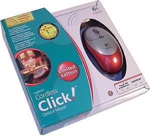 Беспроводная оптическая мышь Logitech Cordless Click! Optical Mouse Limited Edition, фото 3
