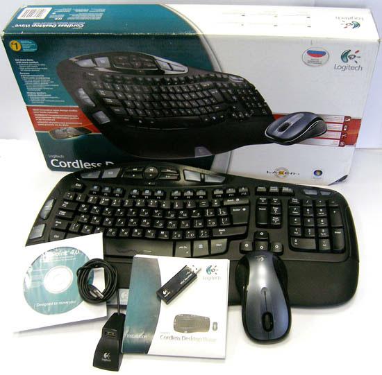 Беспроводной набор Logitech Cordless Desktop Wave, фото 1