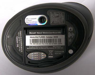 Microsoft Natural Wireless Laser Mouse 6000, фото 4