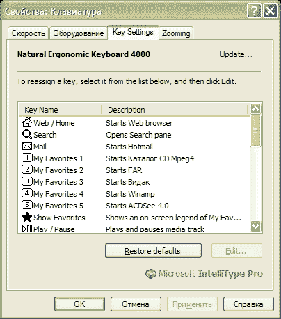 Microsoft Natural Ergonomic Keyboard 4000 v1.0, фото 11