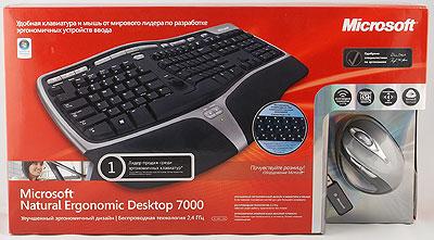 Беспроводной набор Microsoft Natural Ergonomic Desktop 7000, фото 1