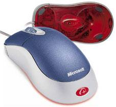 Оптическая мышь Microsoft Optical Mouse Blue, фото 3