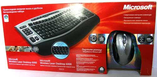 Беспроводной набор Microsoft Wireless Laser Desktop 6000, фото 1